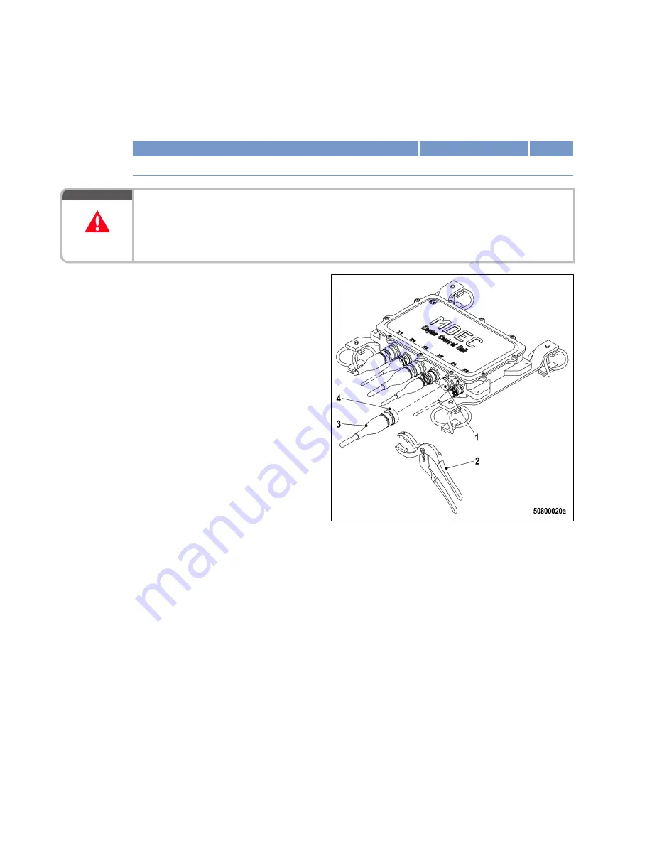 MTU 20 V 4000 C22 Operating Instructions Manual Download Page 58