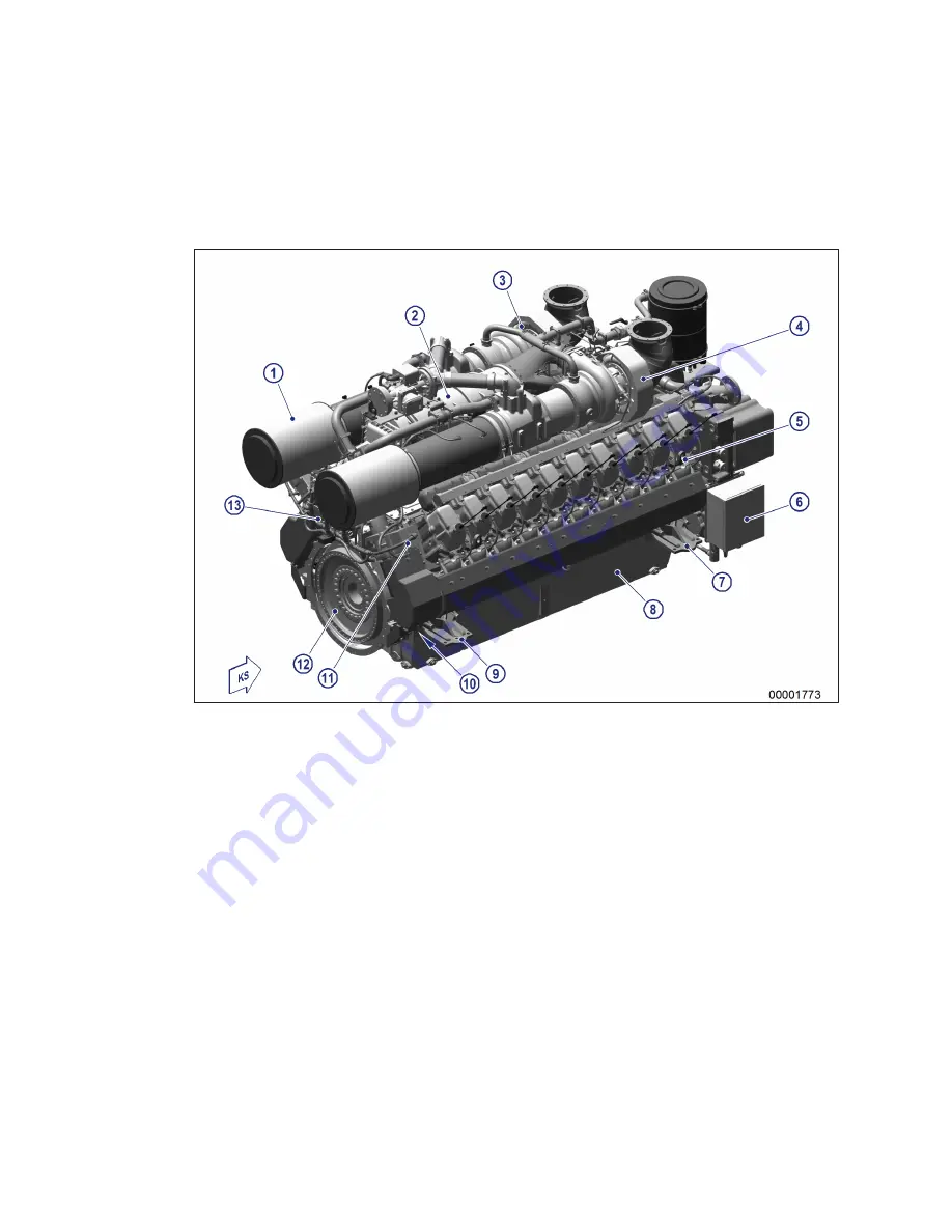 MTU 20V4000L32F Operating Instructions Manual Download Page 18