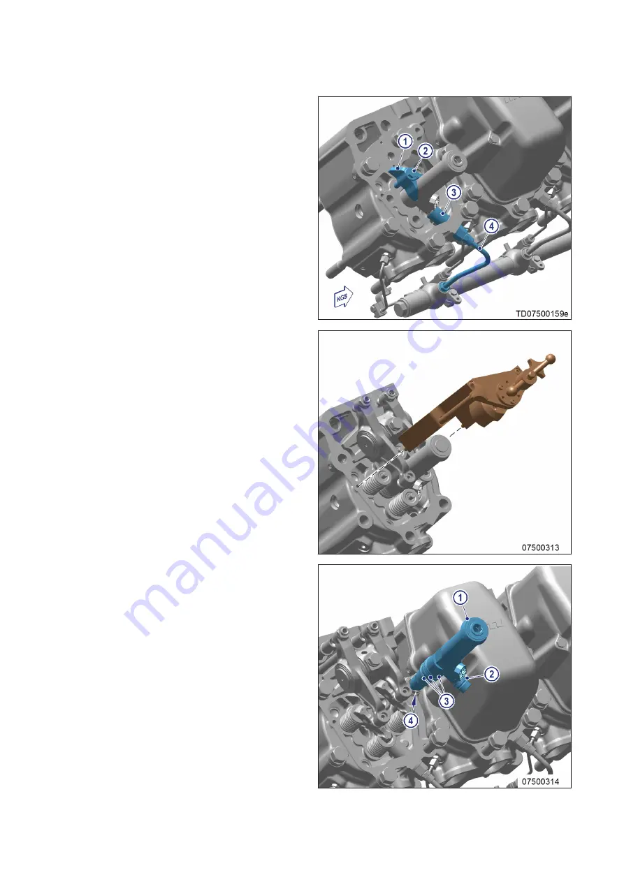 MTU 20V4000M73 series Operating Instructions Manual Download Page 156