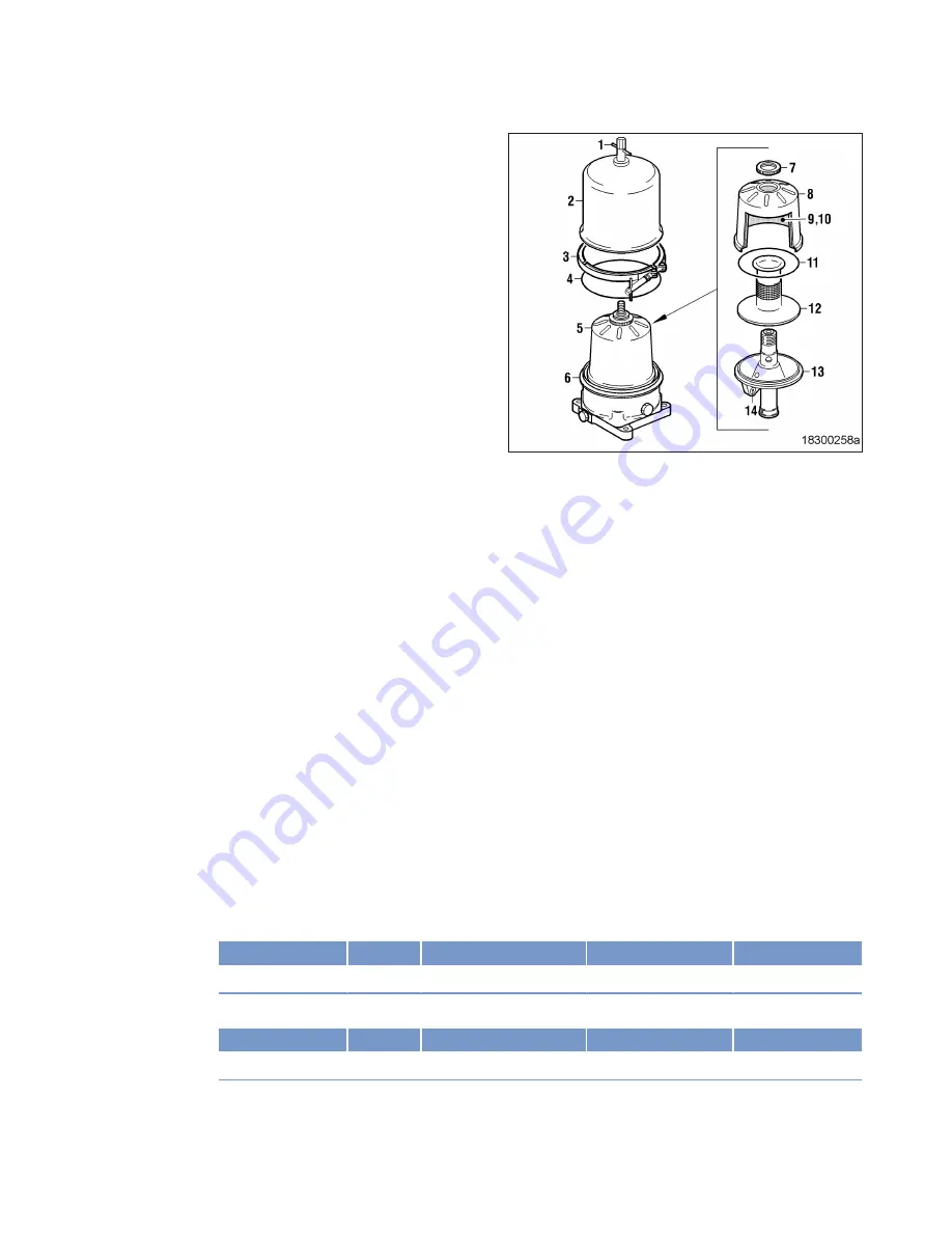 MTU 8 V 4000 M40A Operating Instructions Manual Download Page 127