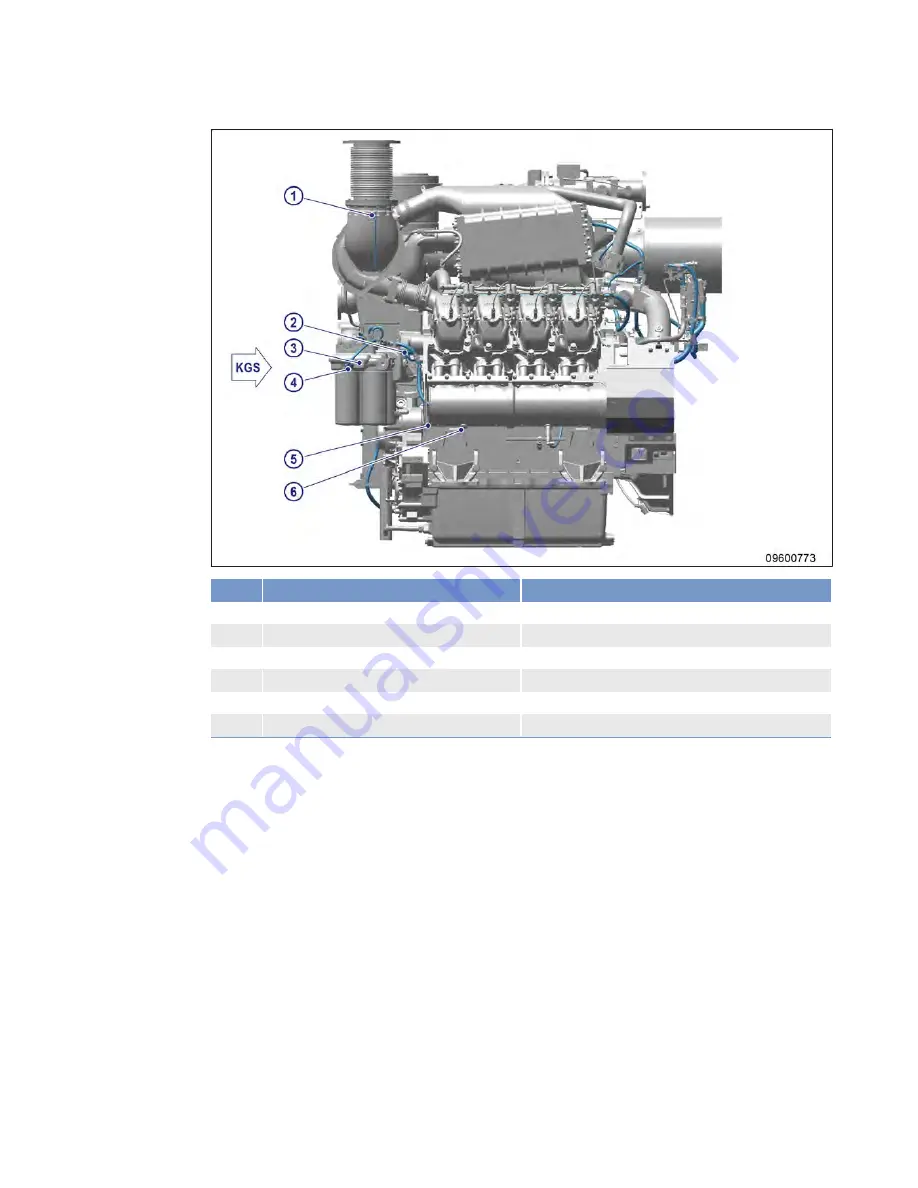 MTU 8V4000L62FB Operating Instructions Manual Download Page 167