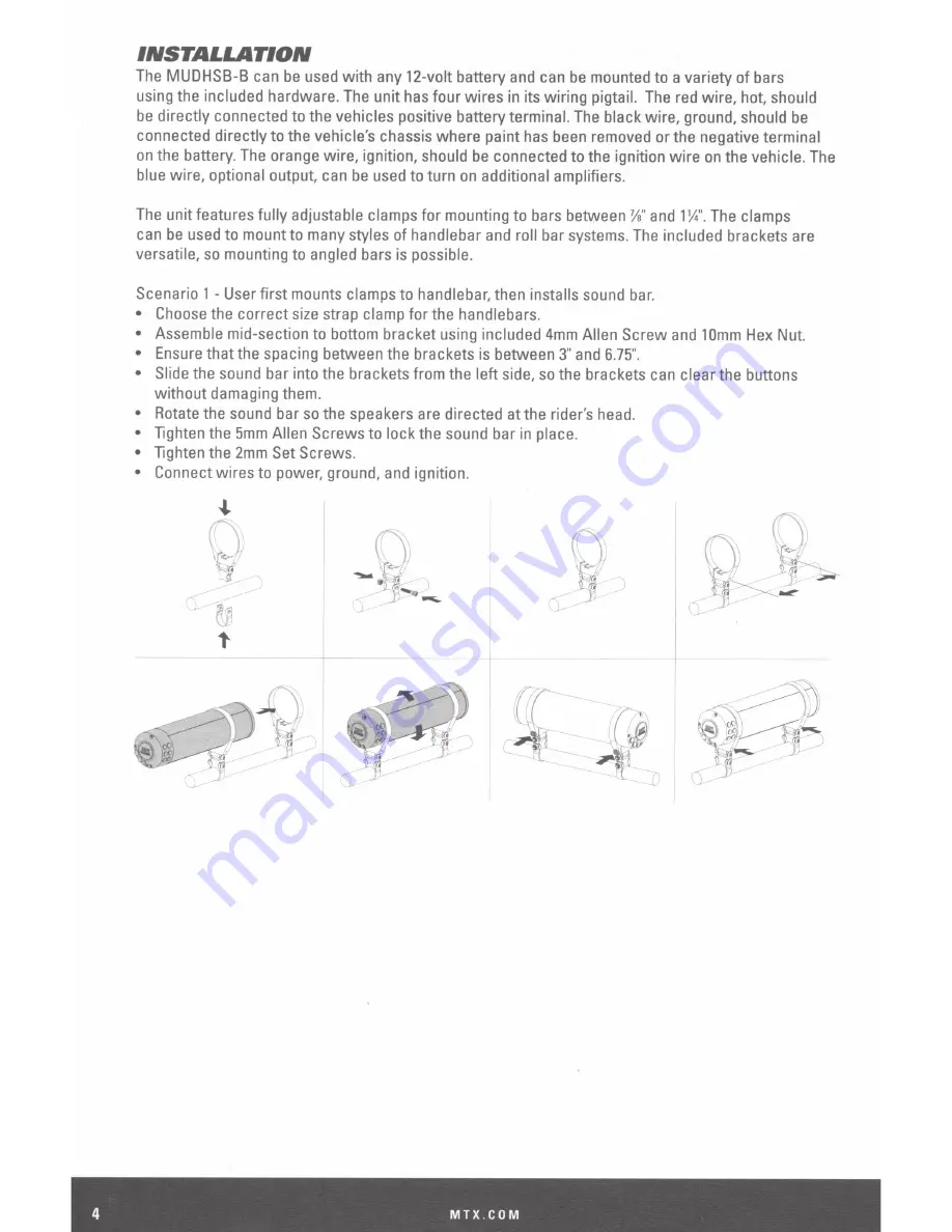 MTX MUDHSB Скачать руководство пользователя страница 4