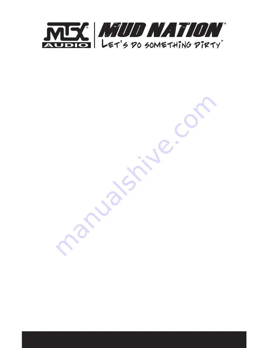 MTX RZRXP-10 Owner'S Manual Download Page 12