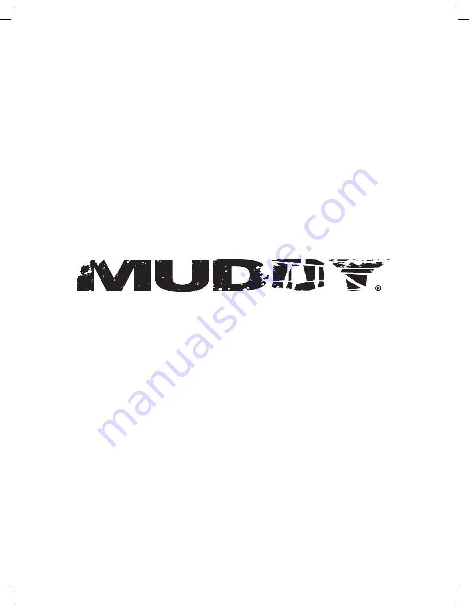 Muddy BBT500 Instruction Manual Download Page 20