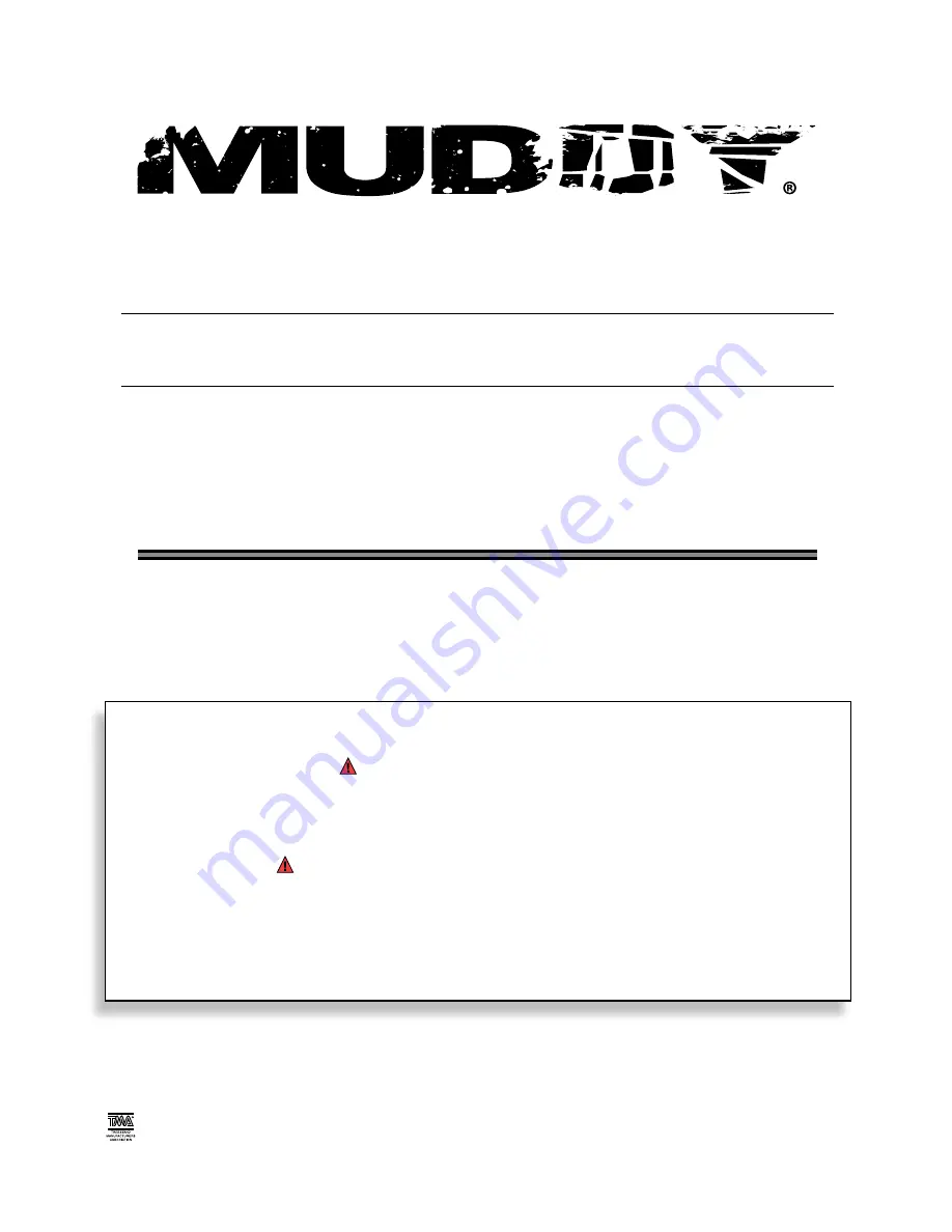 Muddy MLS1700 Instruction Manual Download Page 1