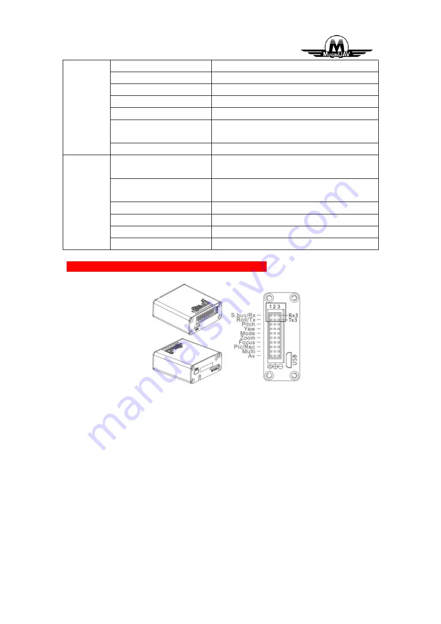 MuginUAV Viewpro U30TIR User Manual Download Page 8