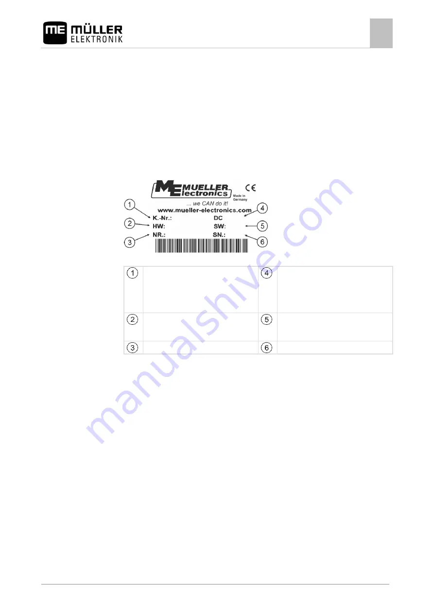 Muller Elektronik TANK-Control II Installation And Operating Instructions Manual Download Page 9