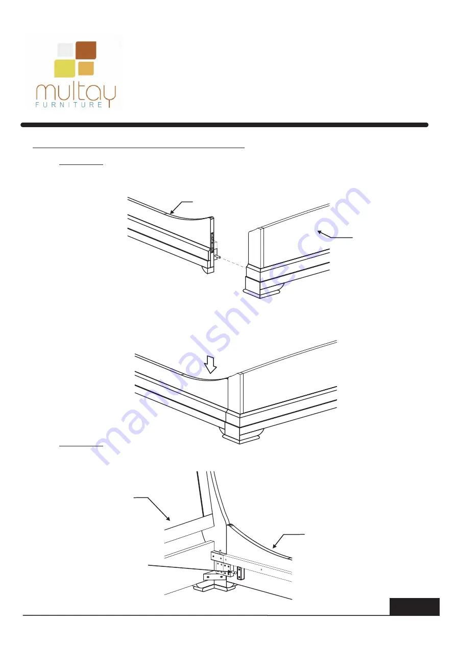 Multay Marseille Bed 150 Low Footboard Скачать руководство пользователя страница 4