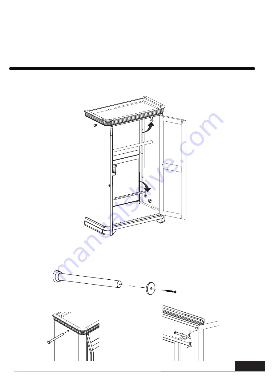 Multay Seville 2 Door Wardrobe KD SVB09 Assembly Instruction Manual Download Page 6