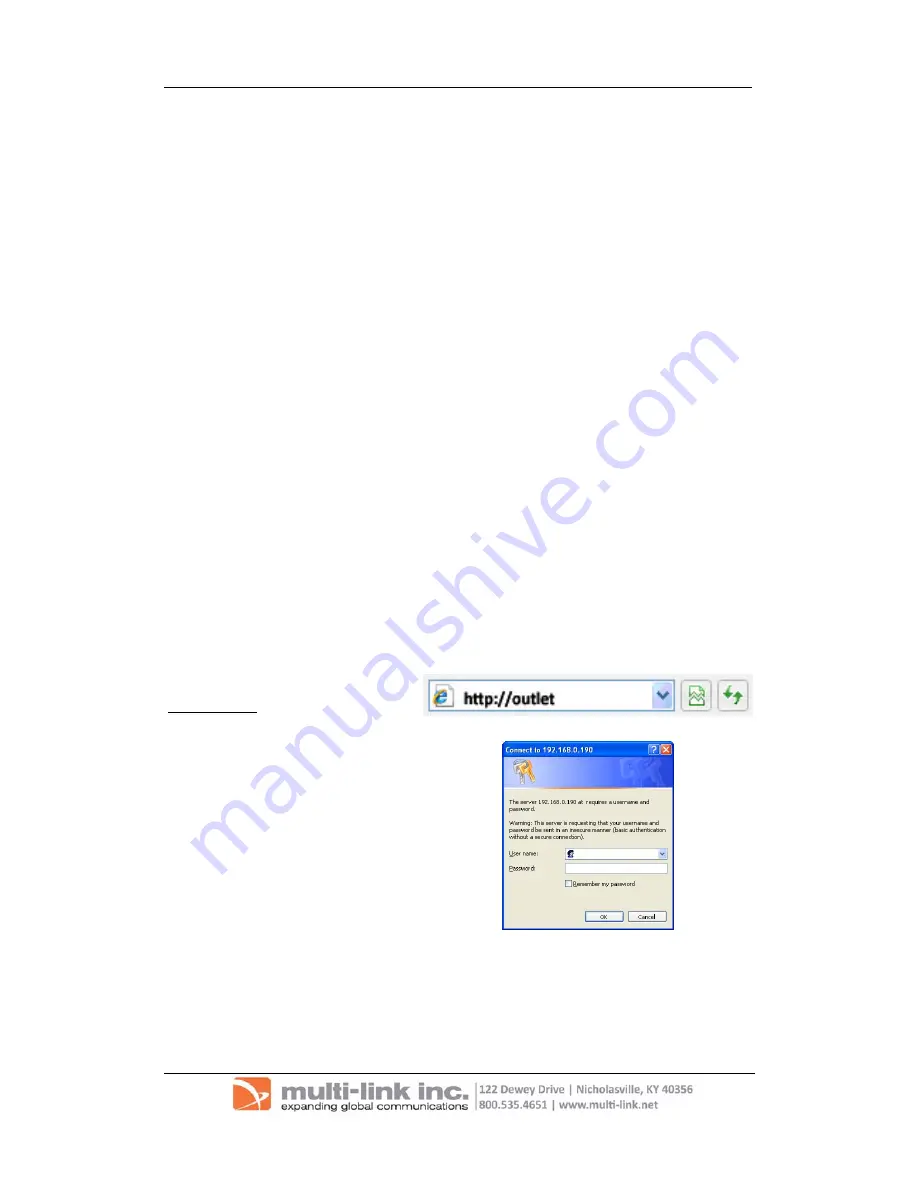 Multi-Link IP Power Stone 4000 User Manual Download Page 9