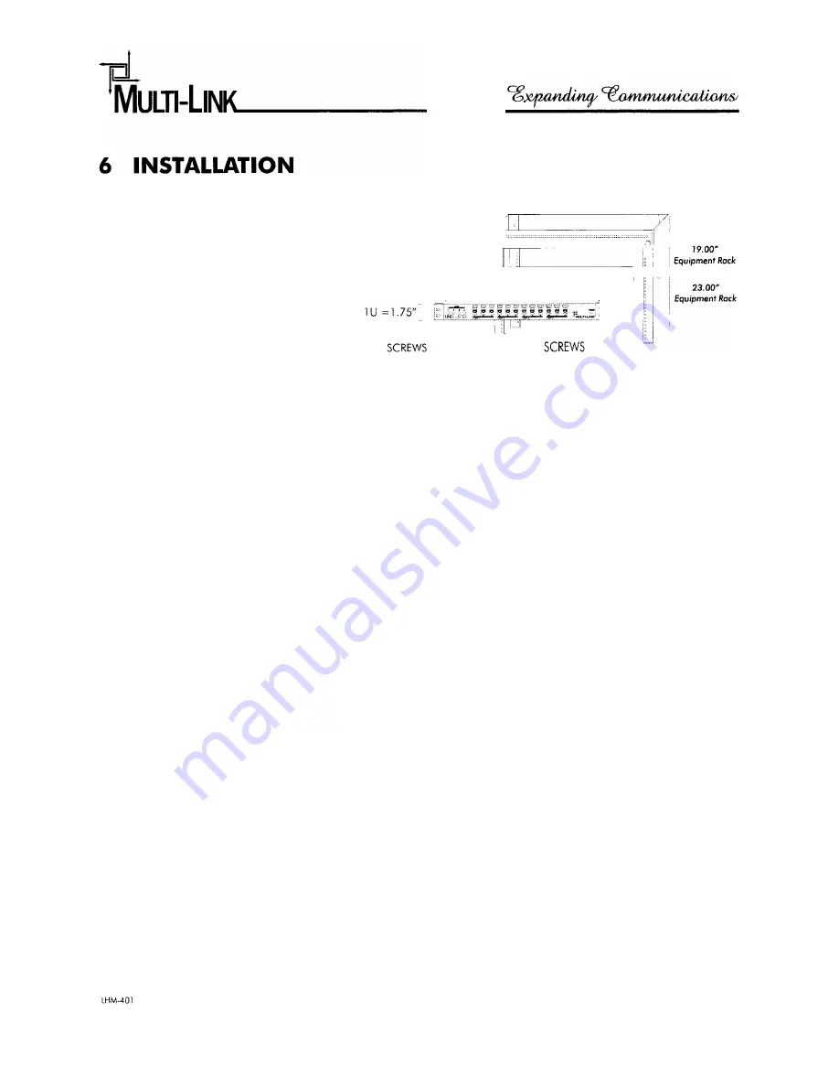 Multi-Link Line Hunter Product Manual Download Page 12