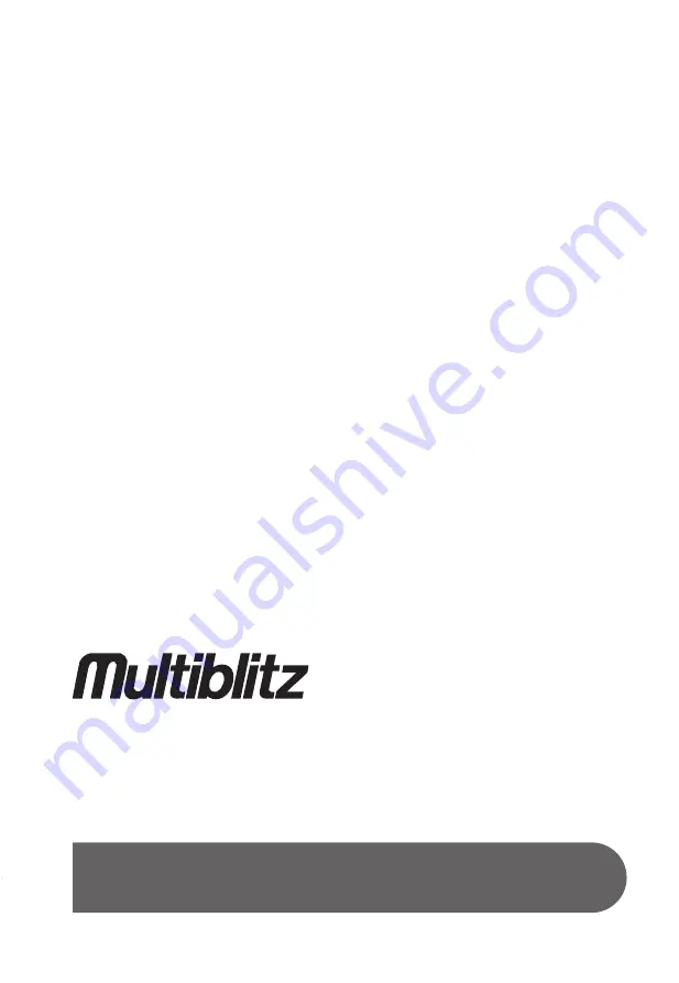 Multiblitz COMPACT plus Instuctions For Use Download Page 31