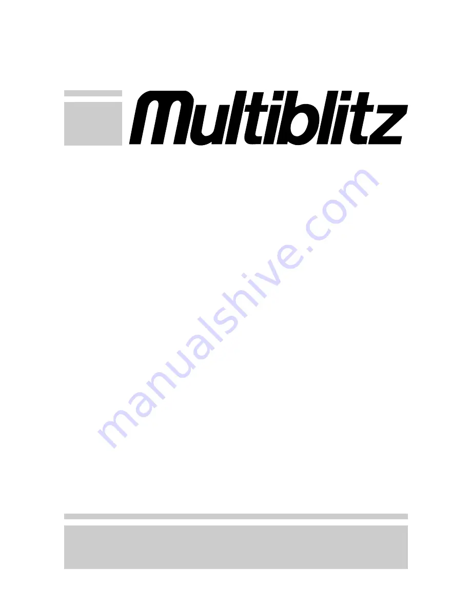 Multiblitz PROFILUX-200 Instructions For Use Manual Download Page 1