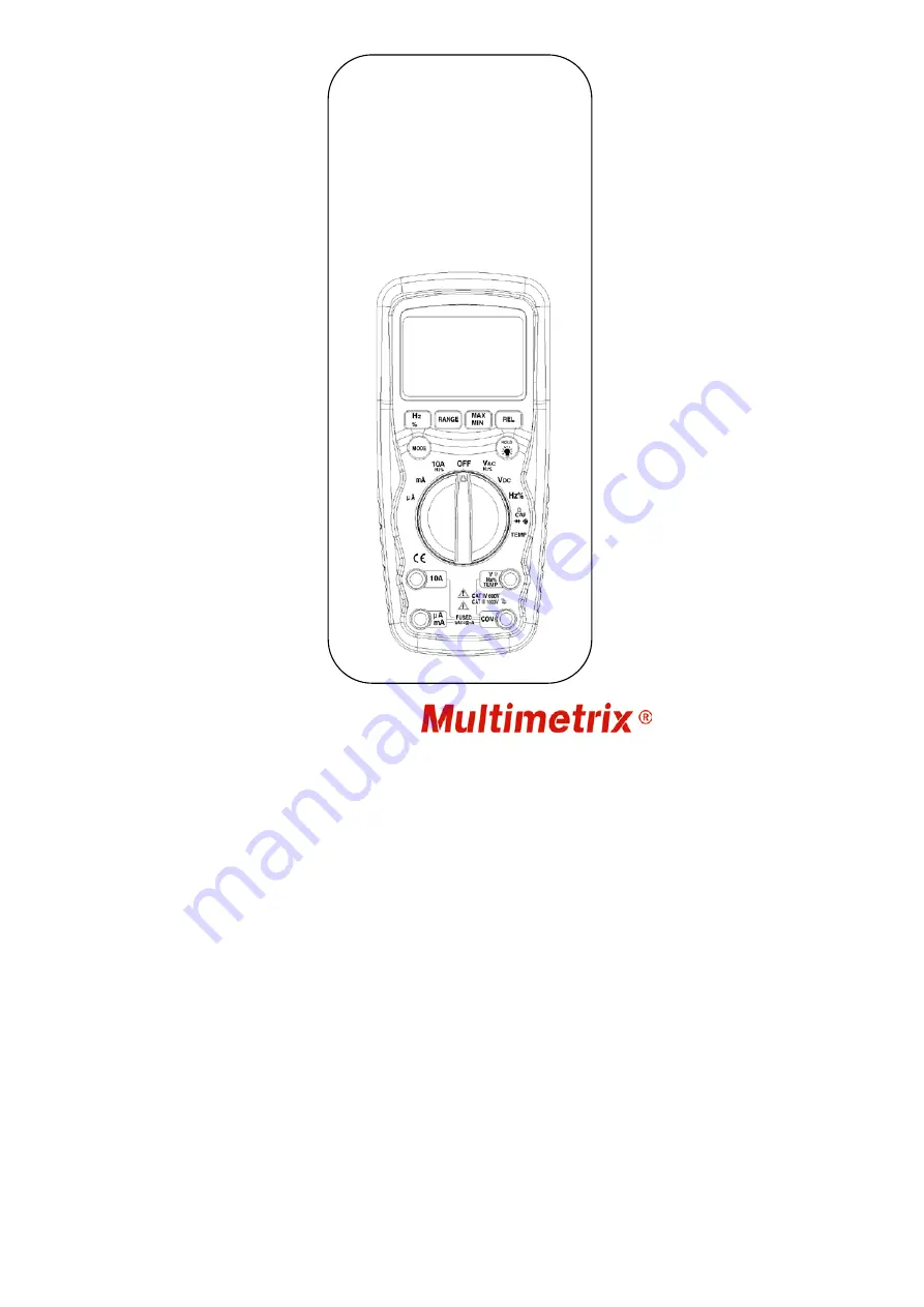 Multimetrix DMM 230 Скачать руководство пользователя страница 1