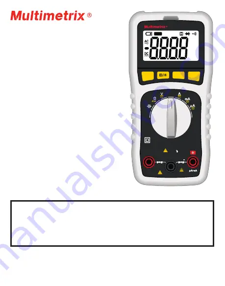 Multimetrix DMM53 Скачать руководство пользователя страница 1