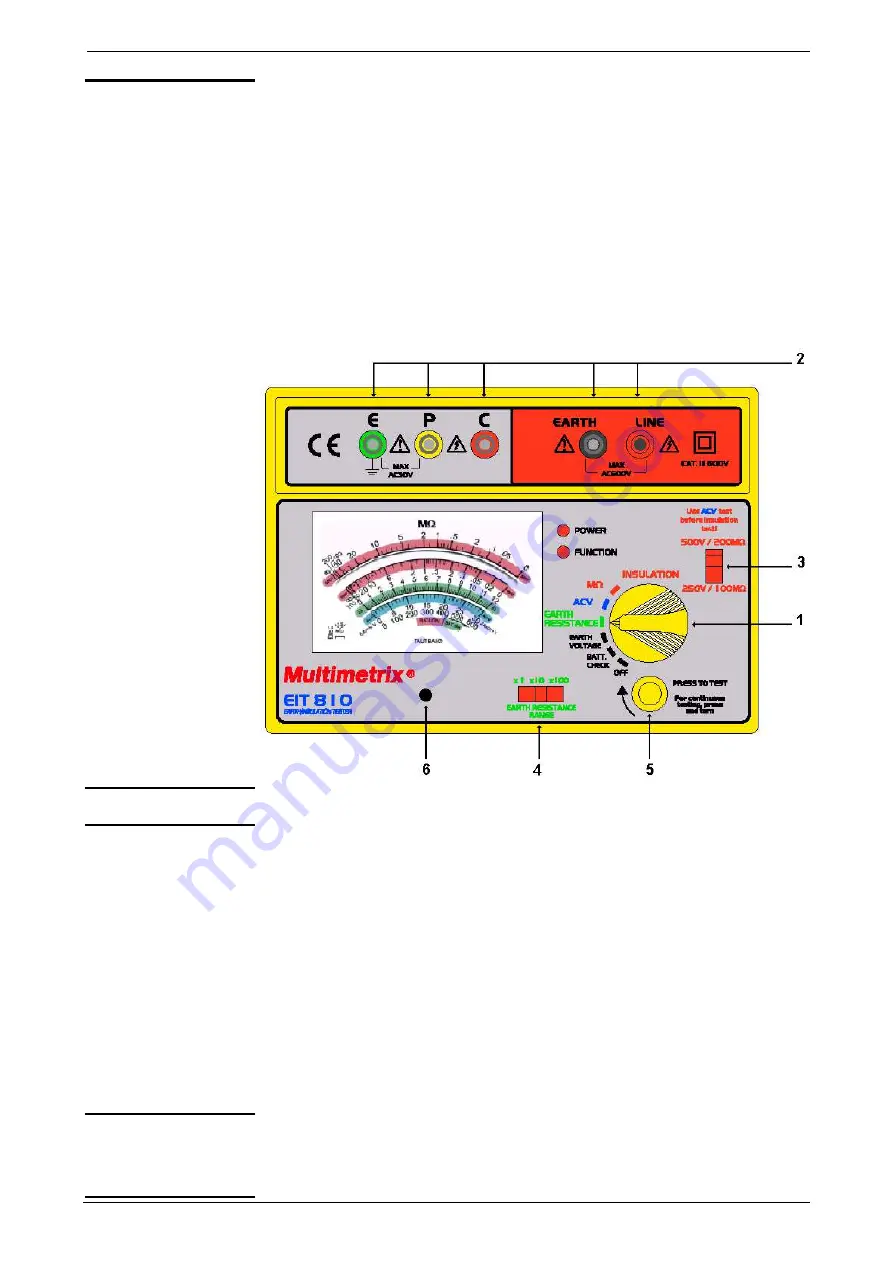 Multimetrix EIIT 810 User Manual Download Page 11