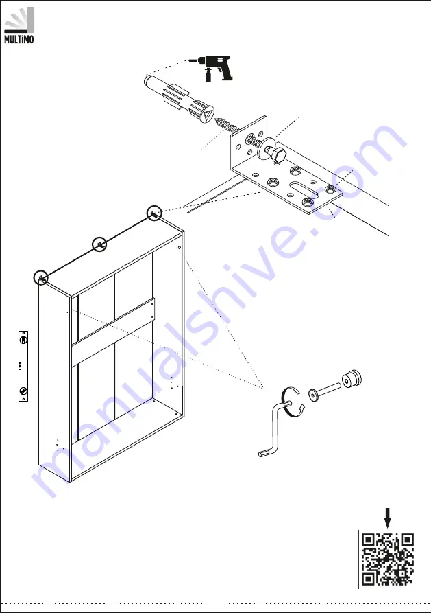 Multimo 111-LOFT BED Assembly Instructions Manual Download Page 8