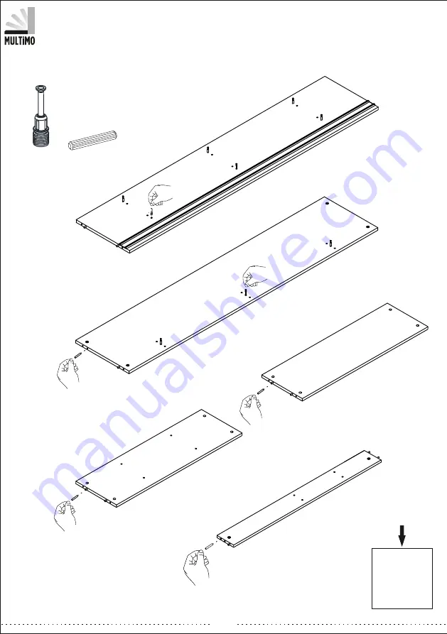 Multimo A 214 PARETE LETTO T Assembly Instructions Manual Download Page 6