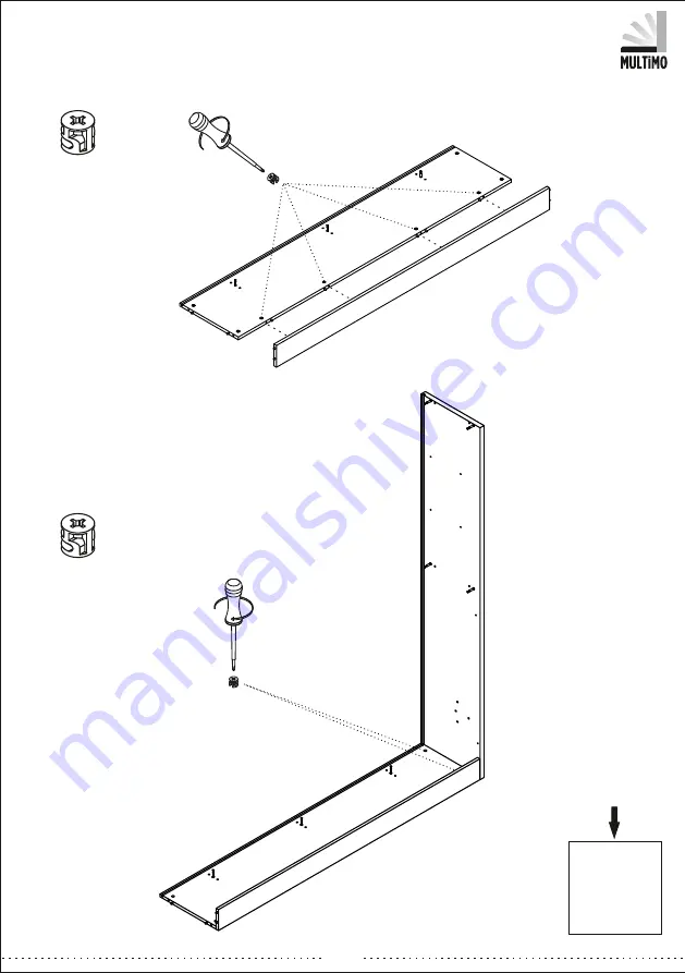 Multimo A 214 PARETE LETTO T Assembly Instructions Manual Download Page 7