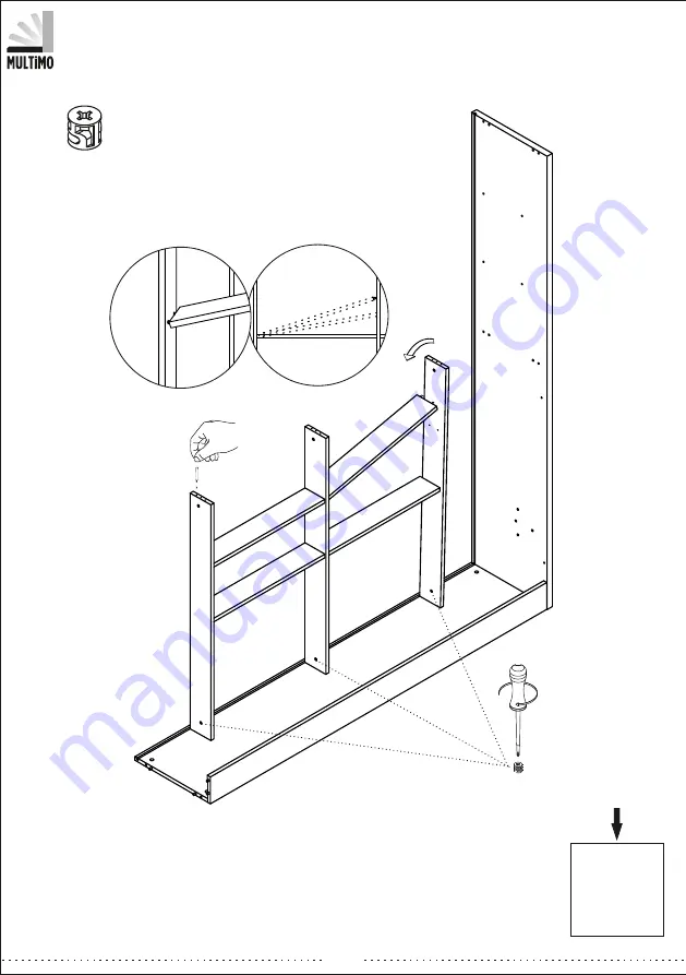 Multimo A 214 PARETE LETTO T Assembly Instructions Manual Download Page 8