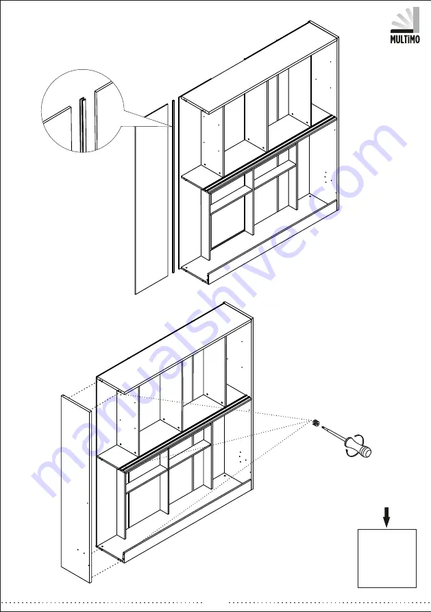 Multimo A 214 PARETE LETTO T Assembly Instructions Manual Download Page 11