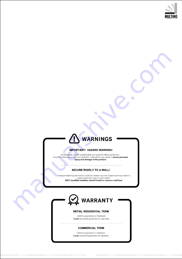 Multimo A 214 PARETE LETTO T Assembly Instructions Manual Download Page 23