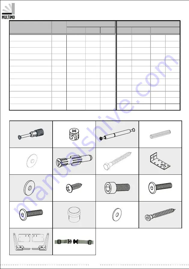 Multimo A 700 PRIMER QUEEN BED Assembly Instructions Manual Download Page 2