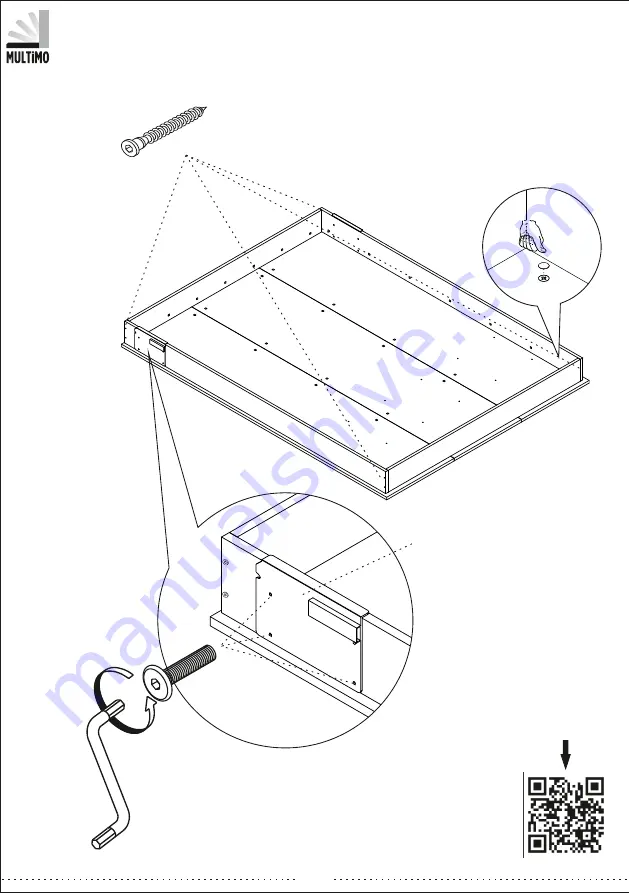 Multimo A 700 PRIMER QUEEN BED Assembly Instructions Manual Download Page 15