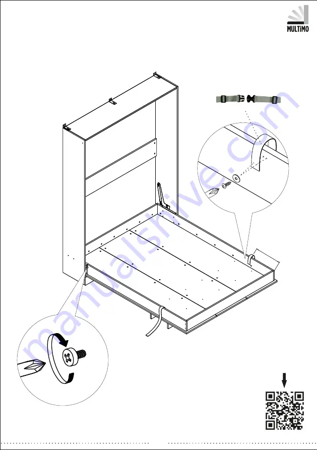 Multimo A 700 PRIMER QUEEN BED Assembly Instructions Manual Download Page 18