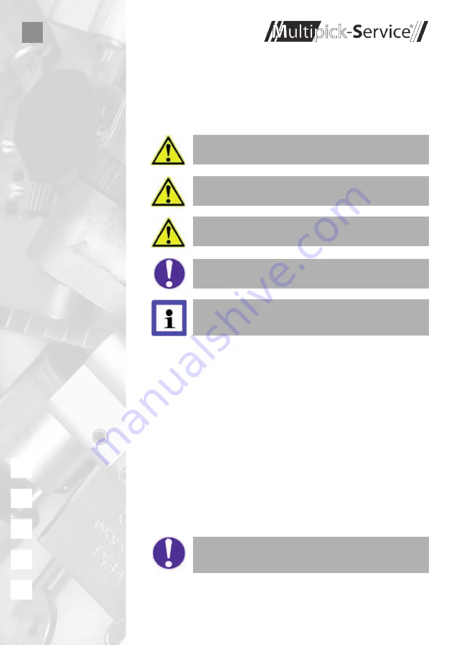 Multipick MHP II Instructions Manual Download Page 4