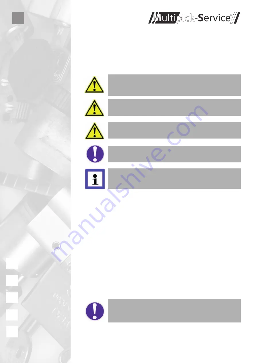 Multipick MHP II Instructions Manual Download Page 39