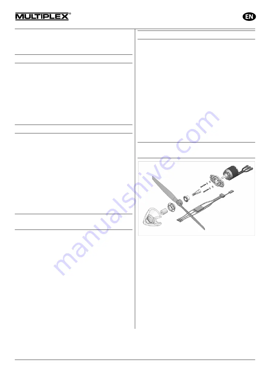 Multiplex 33 2640 Operating Instructions Manual Download Page 4