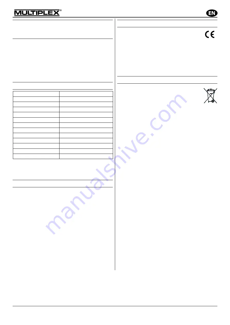 Multiplex 33 2641 Operating Instructions Manual Download Page 5