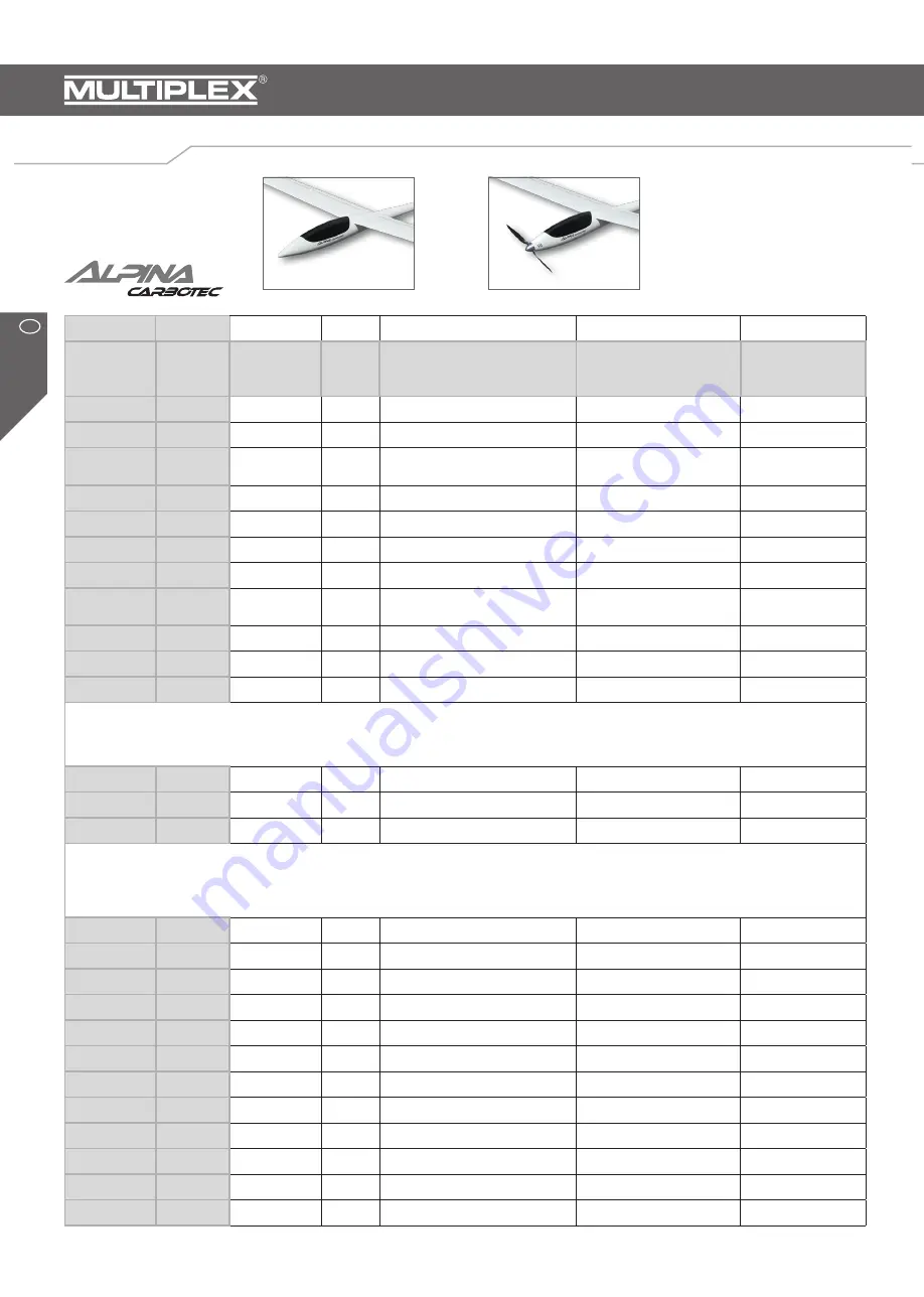 Multiplex Alpina Carbotec Скачать руководство пользователя страница 16