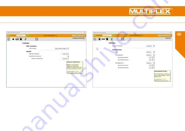 Multiplex M-LINK RX-16-DR MASTER Instruction Manual Download Page 9