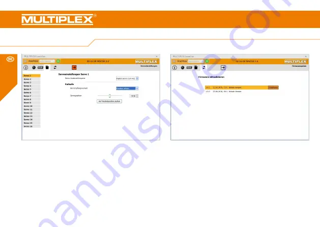 Multiplex M-LINK RX-16-DR MASTER Instruction Manual Download Page 10