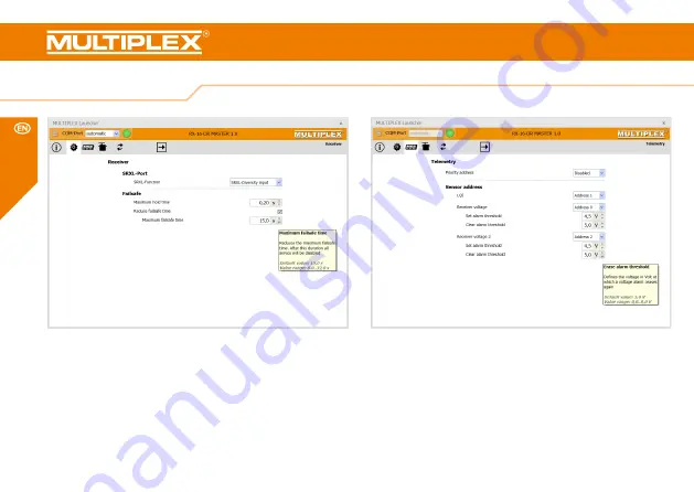 Multiplex M-LINK RX-16-DR MASTER Instruction Manual Download Page 20