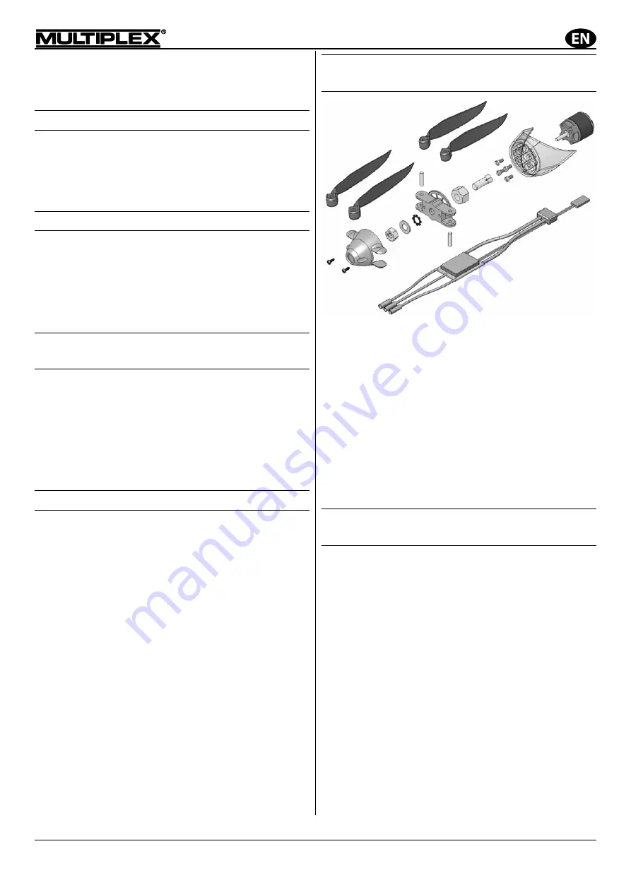 Multiplex Merlin Tuning Operating Instructions Download Page 1