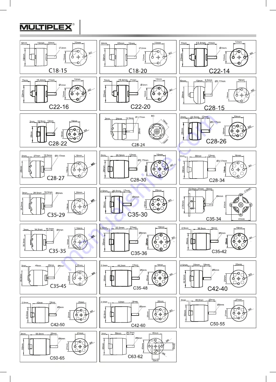 Multiplex ROXXY BL-OUTRUNNER Series Operating Instructions Manual Download Page 5