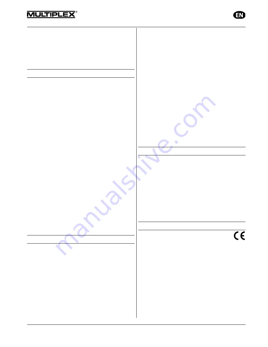 Multiplex RX-5 M-LINK Operating Instructions Manual Download Page 7