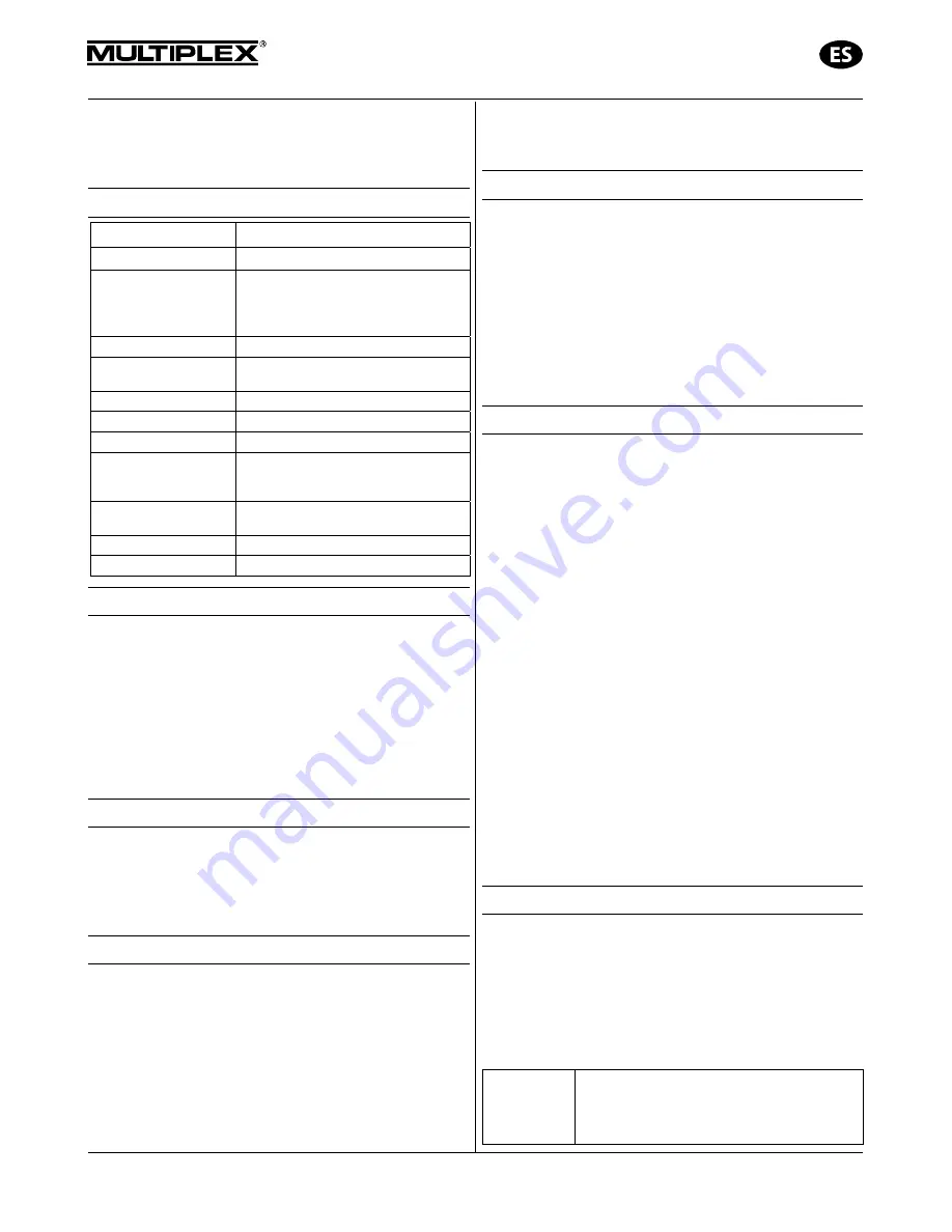 Multiplex RX-6 light M-LINK Operating Instructions Manual Download Page 14