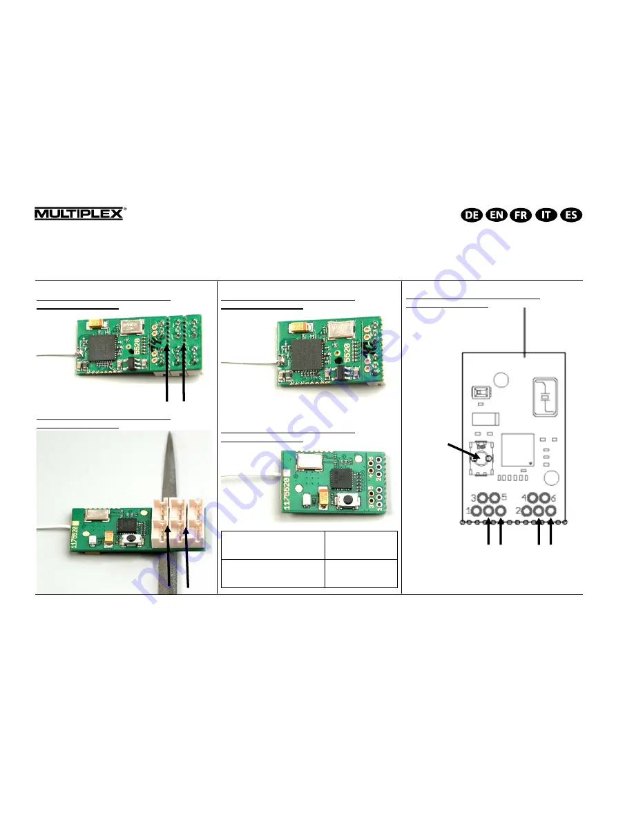 Multiplex RX-6 light M-LINK Operating Instructions Manual Download Page 22