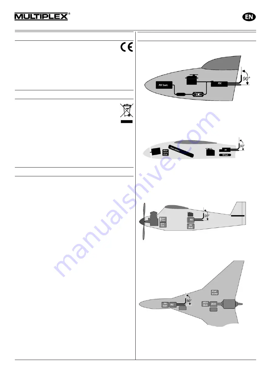 Multiplex RX-7-DR light M-LINK Operating Instructions Manual Download Page 14