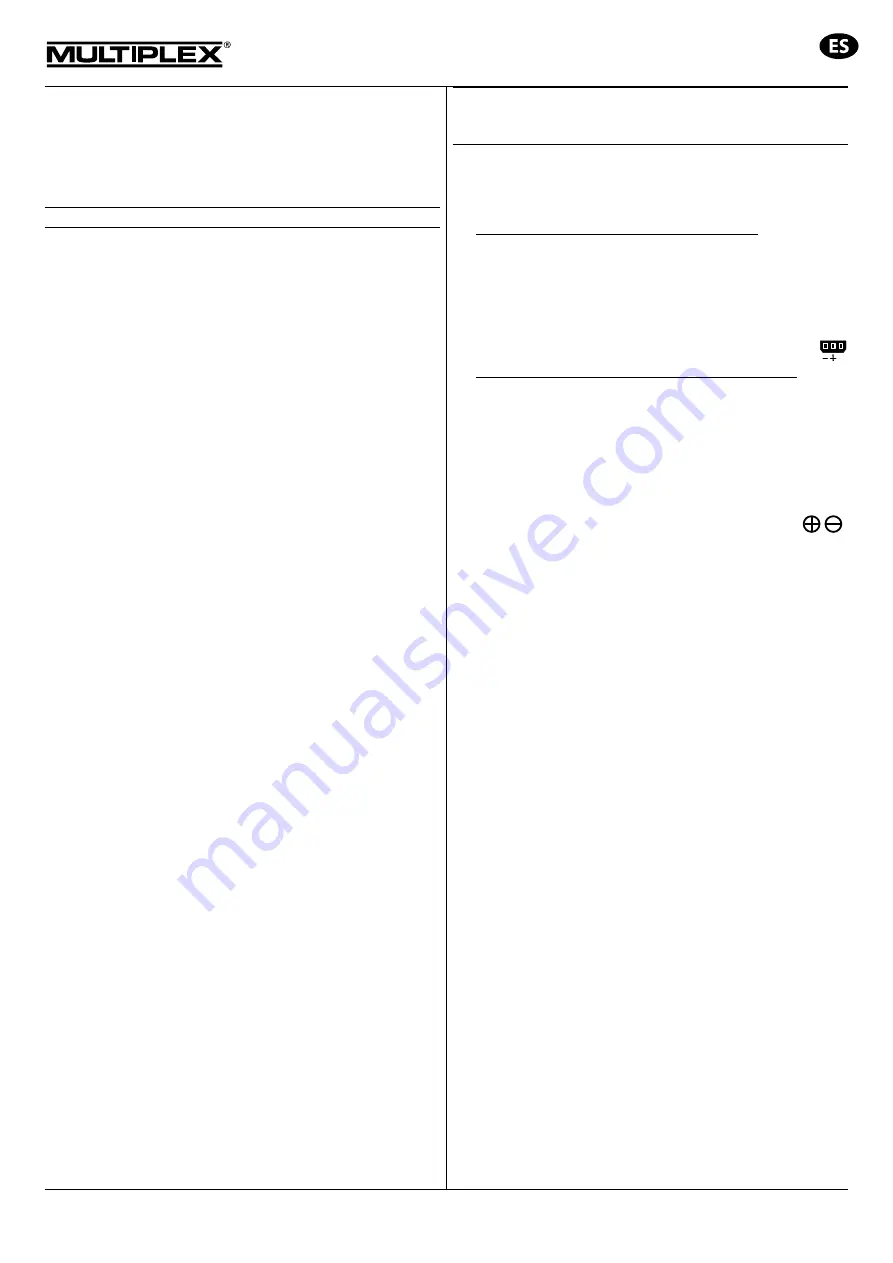 Multiplex SafetySwitch 12 HV Instructions Manual Download Page 8