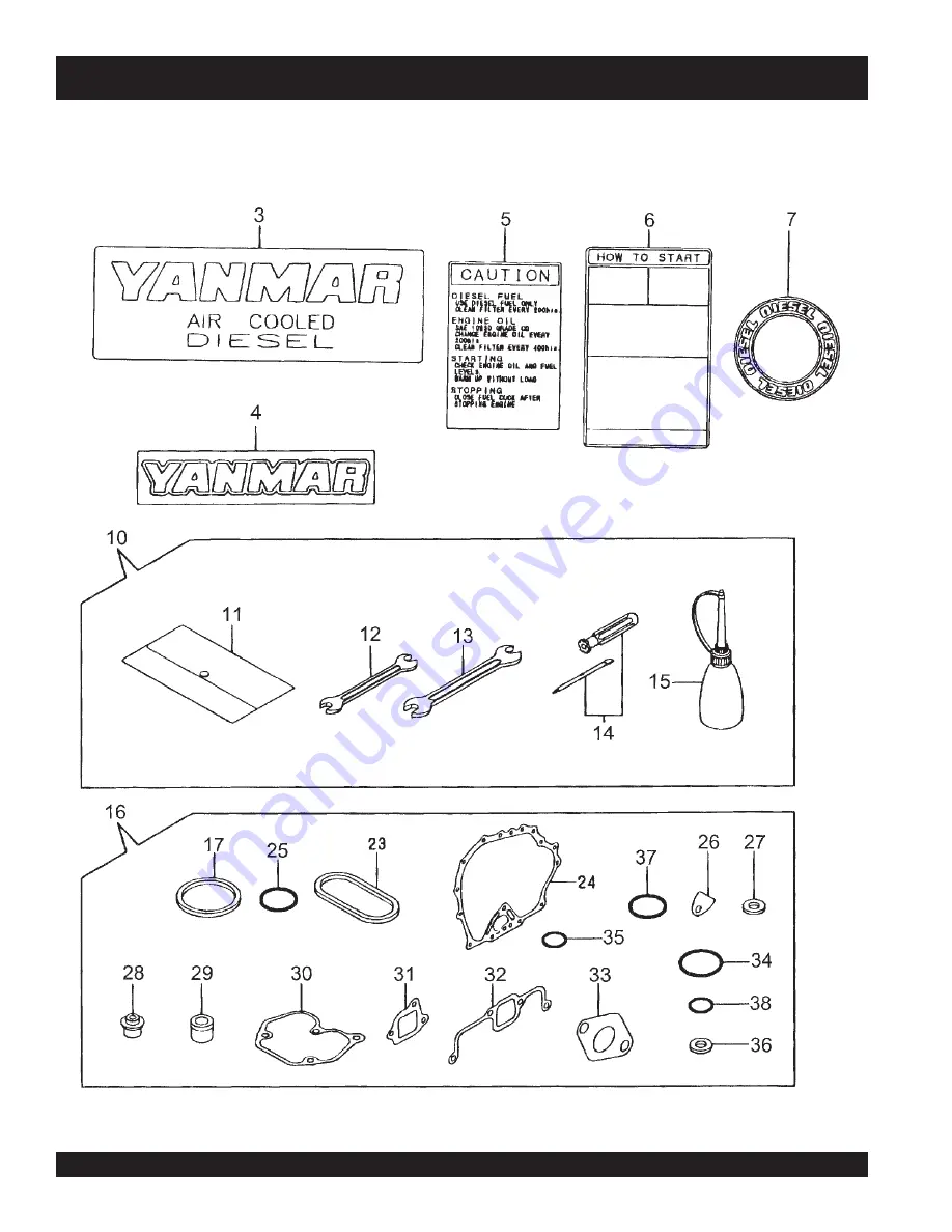 MULTIQUIP Mikasa MVH-150D2 Operation And Parts Manual Download Page 60