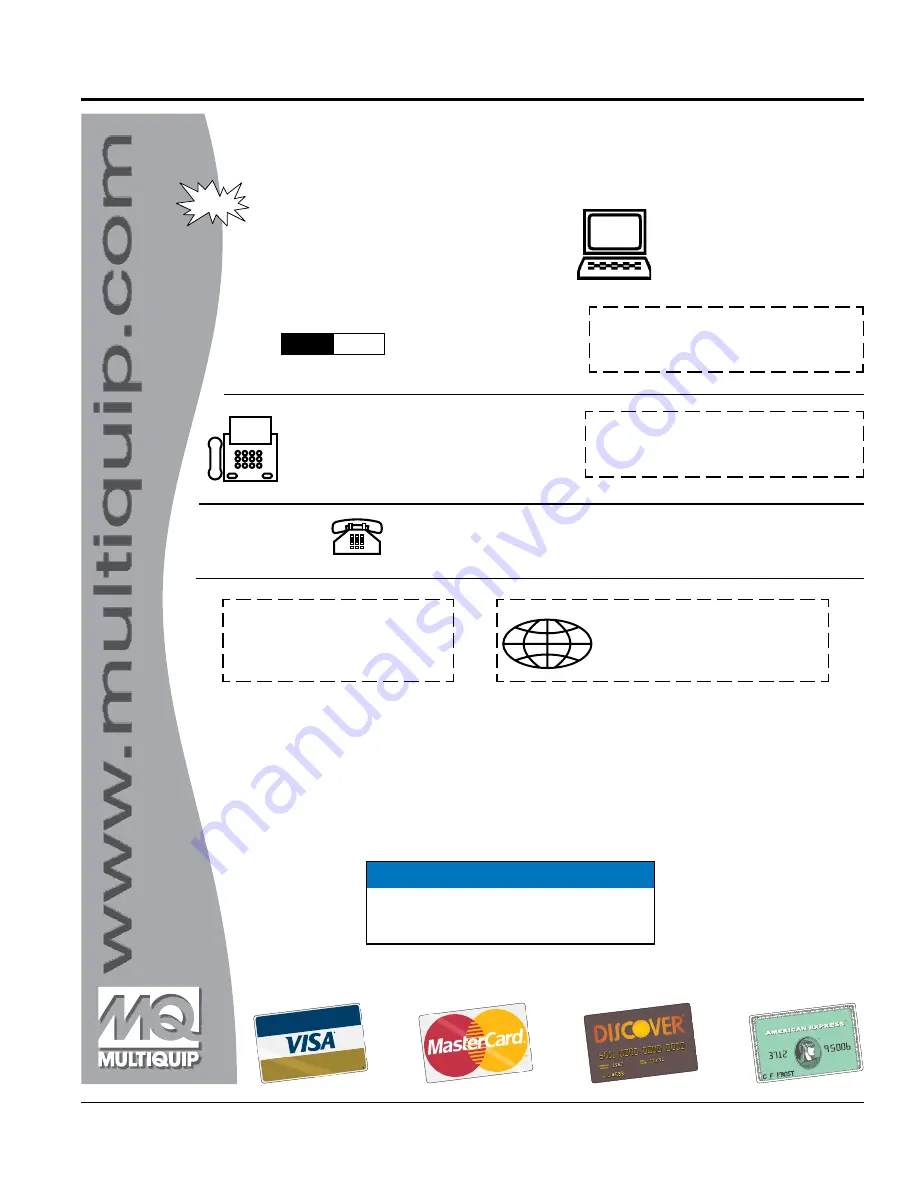 MULTIQUIP WhisperWatt DCA45SSKU Скачать руководство пользователя страница 5