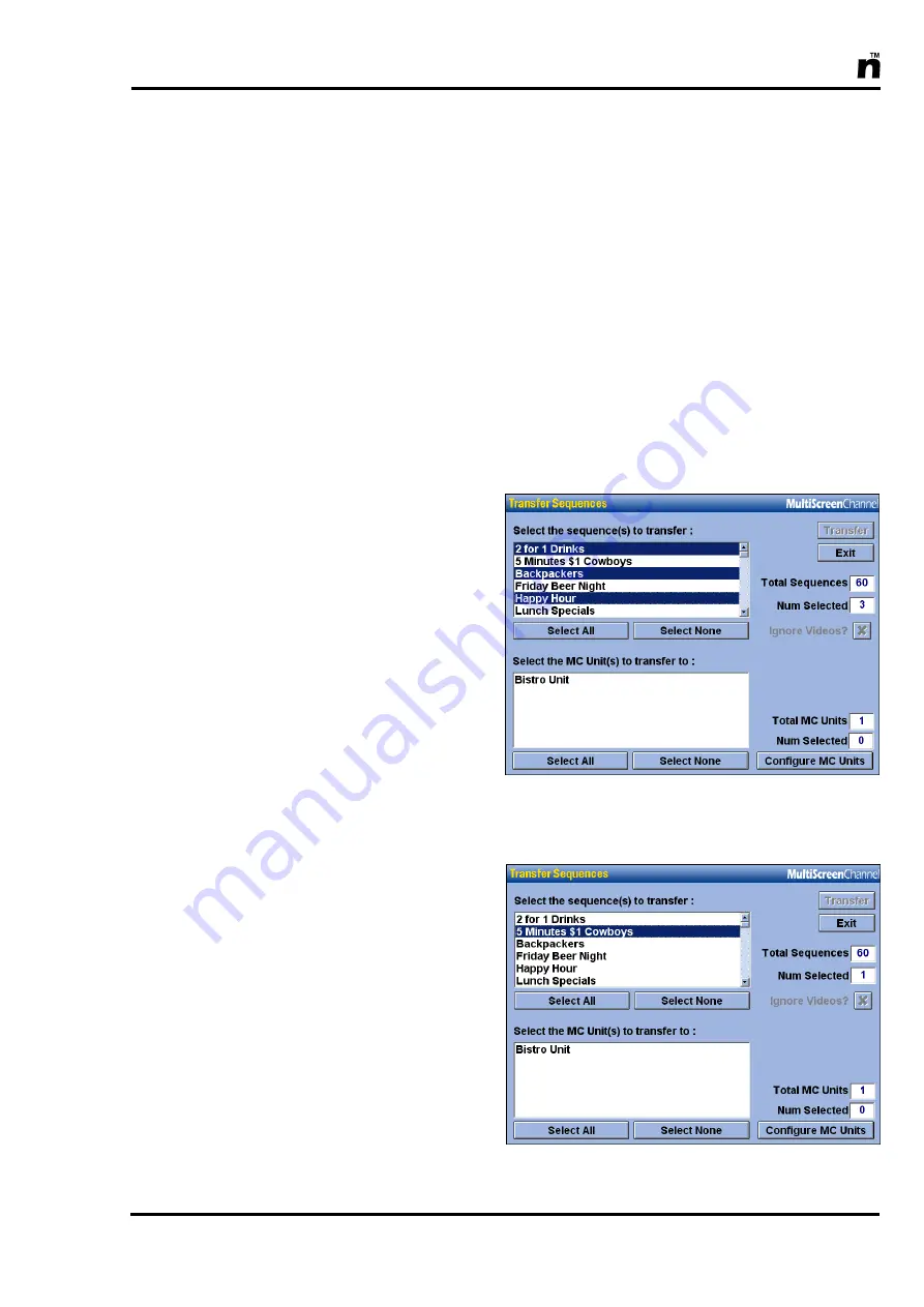 MultiScreen In House TV Communication System Operator'S Manual Download Page 161