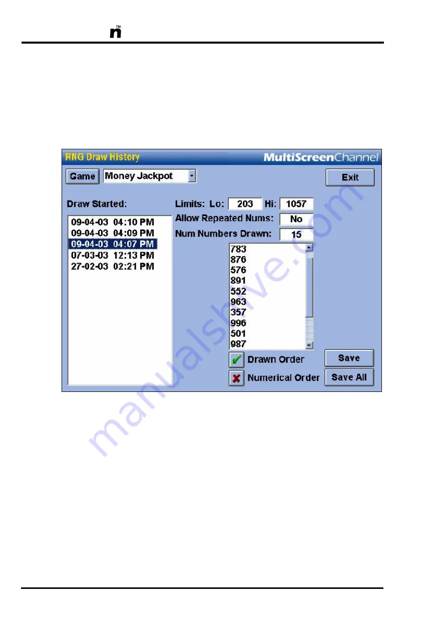 MultiScreen In House TV Communication System Operator'S Manual Download Page 188