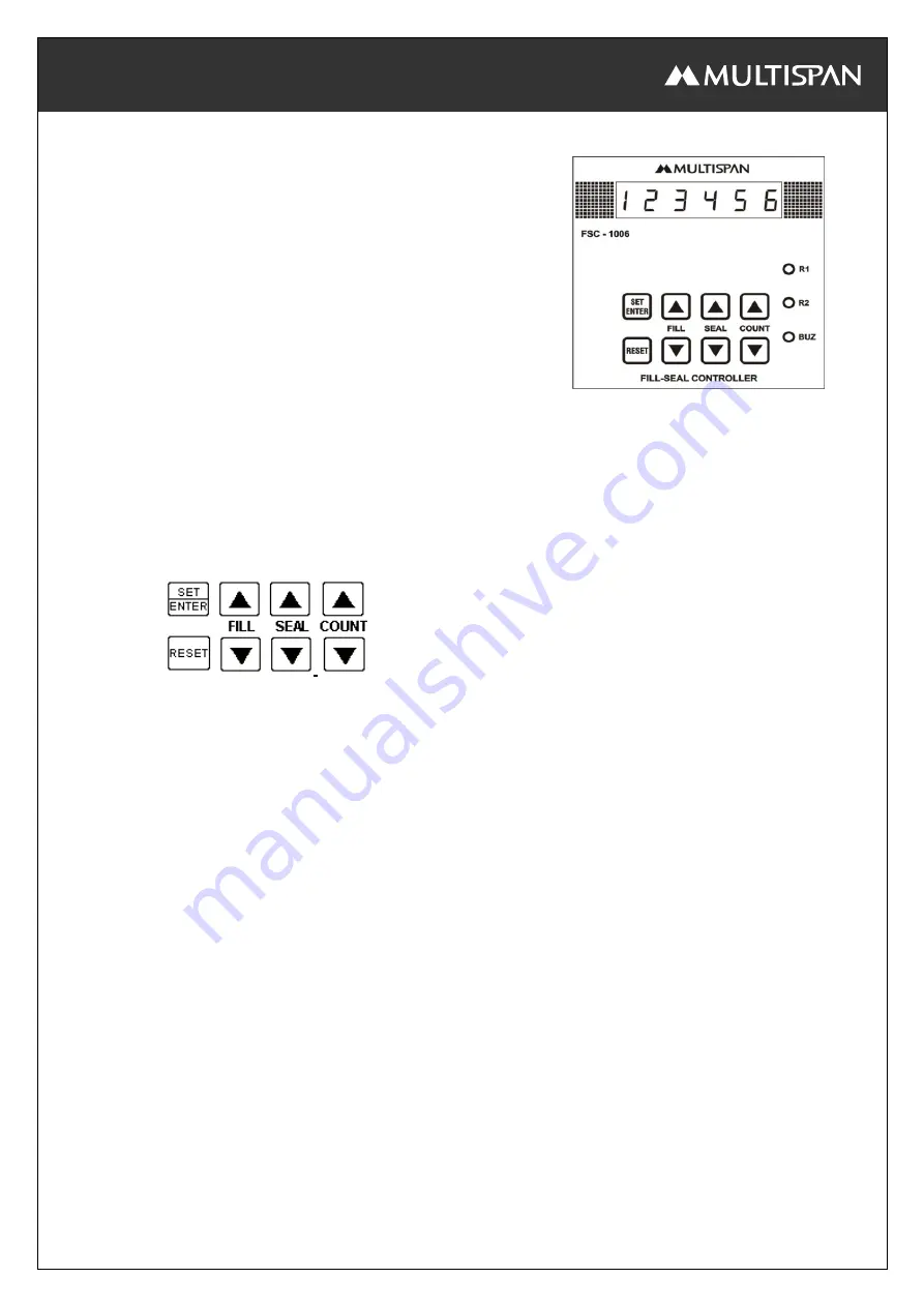 MULTISPAN FSC-1006 Operating Manual Download Page 1