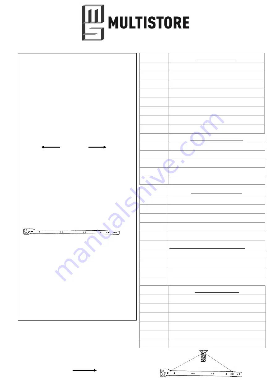 Multistore Maxi C16 Assembly Instruction Manual Download Page 6